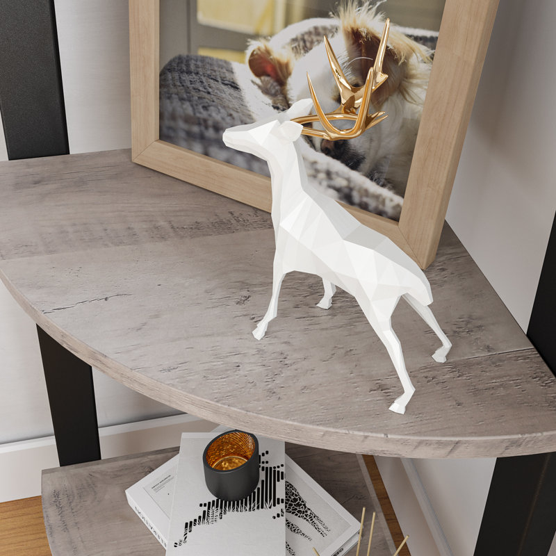 Gracie Oaks Drumm Corner Bookcase & Reviews Wayfair